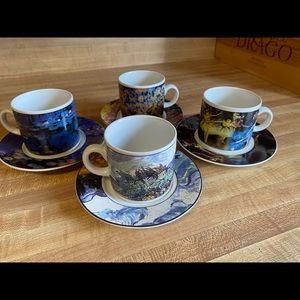 Van Gogh- immerse yourself in this Impressionistic espresso set